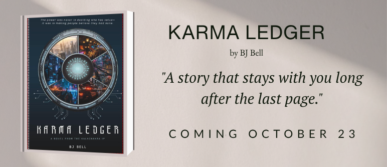BJ Bell’s Cyberpunk Thriller Karma Ledger Launches Oct. 23 From Inbound Books